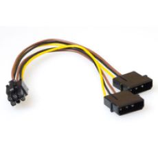 ACT Voedingsverloop intern 4 pins molex - 6 pins PCI-E