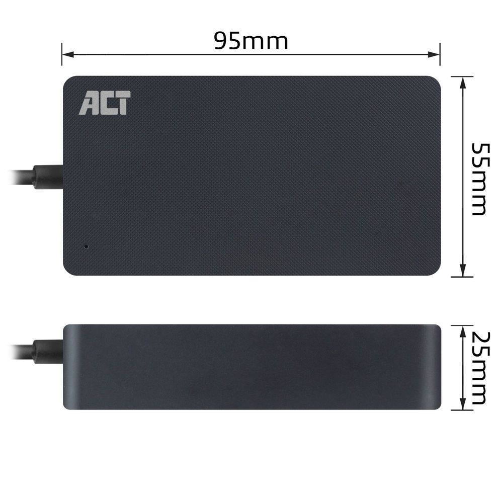 act ac2005 notebook adapter usbc power delivery 65w