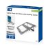 act ac8125 aluminium laptopstandaard hoogte met usbc dockingstation