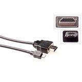 ACT verloopkabel HDMI-A male - Micro USB B male 1m