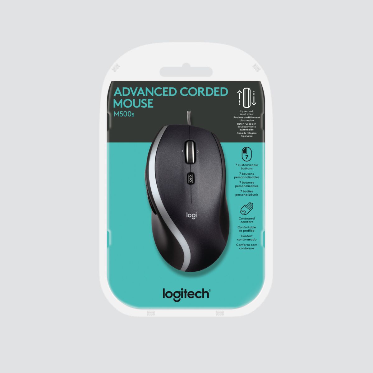 logitech m500s advanced corded mouse usb
