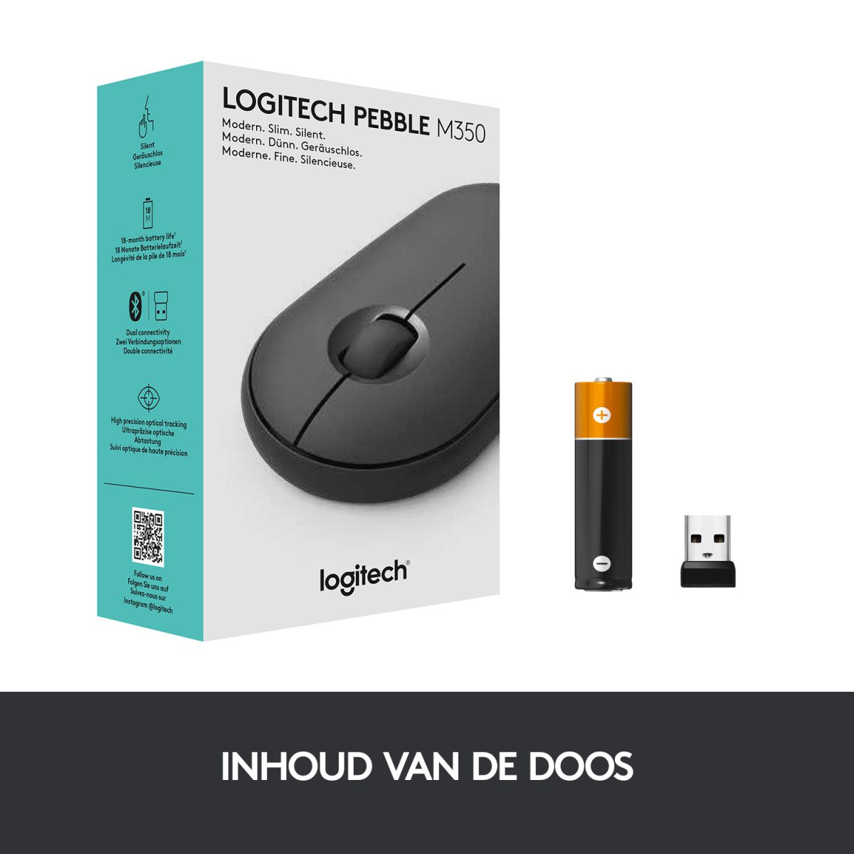 logitech pebble m350 wireless mouse bluetooth