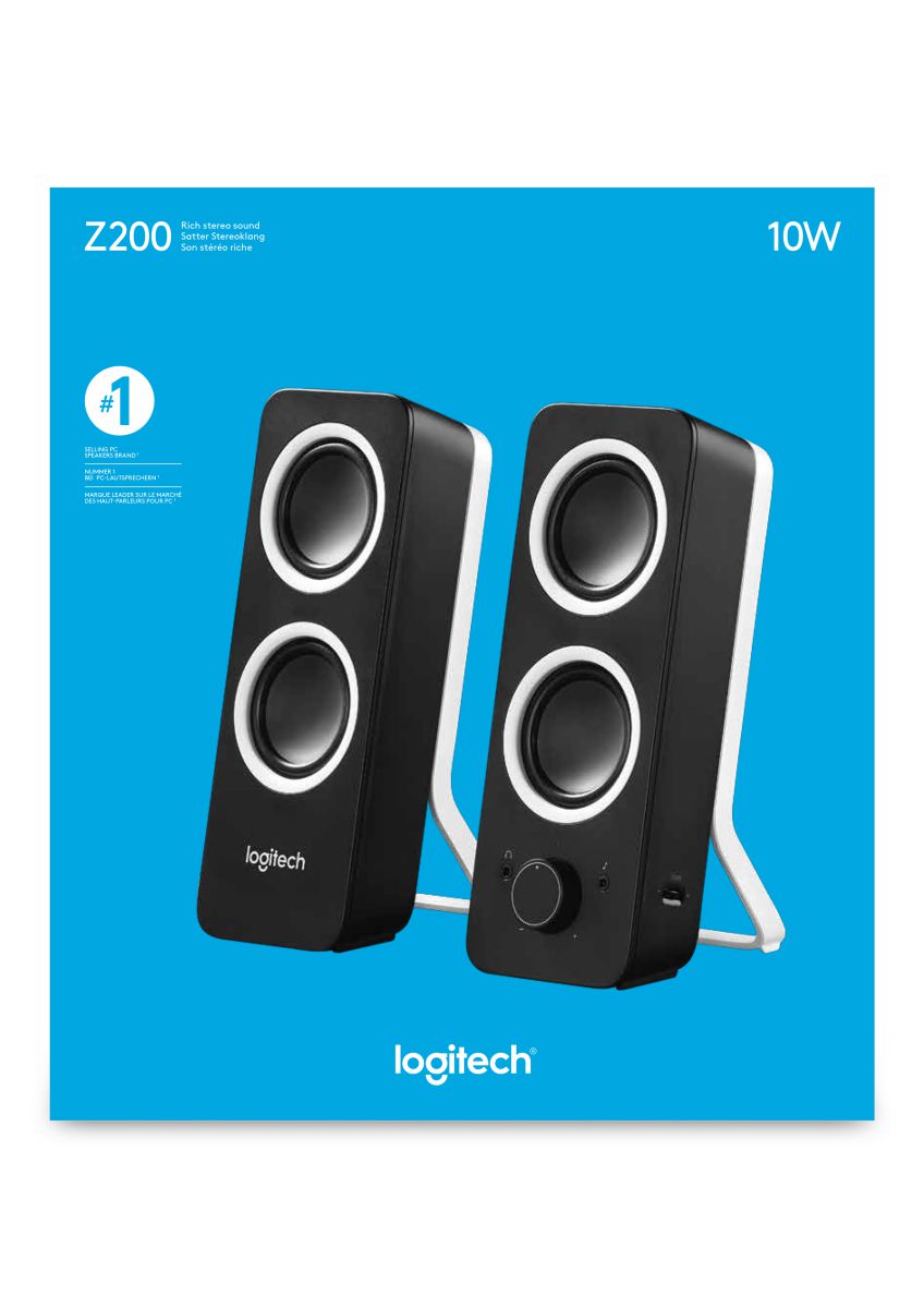 logitech z200 20 speakers zwart